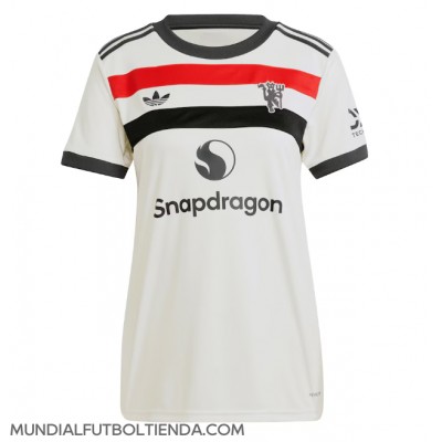 Camiseta Manchester United Tercera Equipación Replica 2024-25 para mujer mangas cortas Camiseta Manchester United Tercera Equipación Replica 2024-25 para mujer mangas cortas